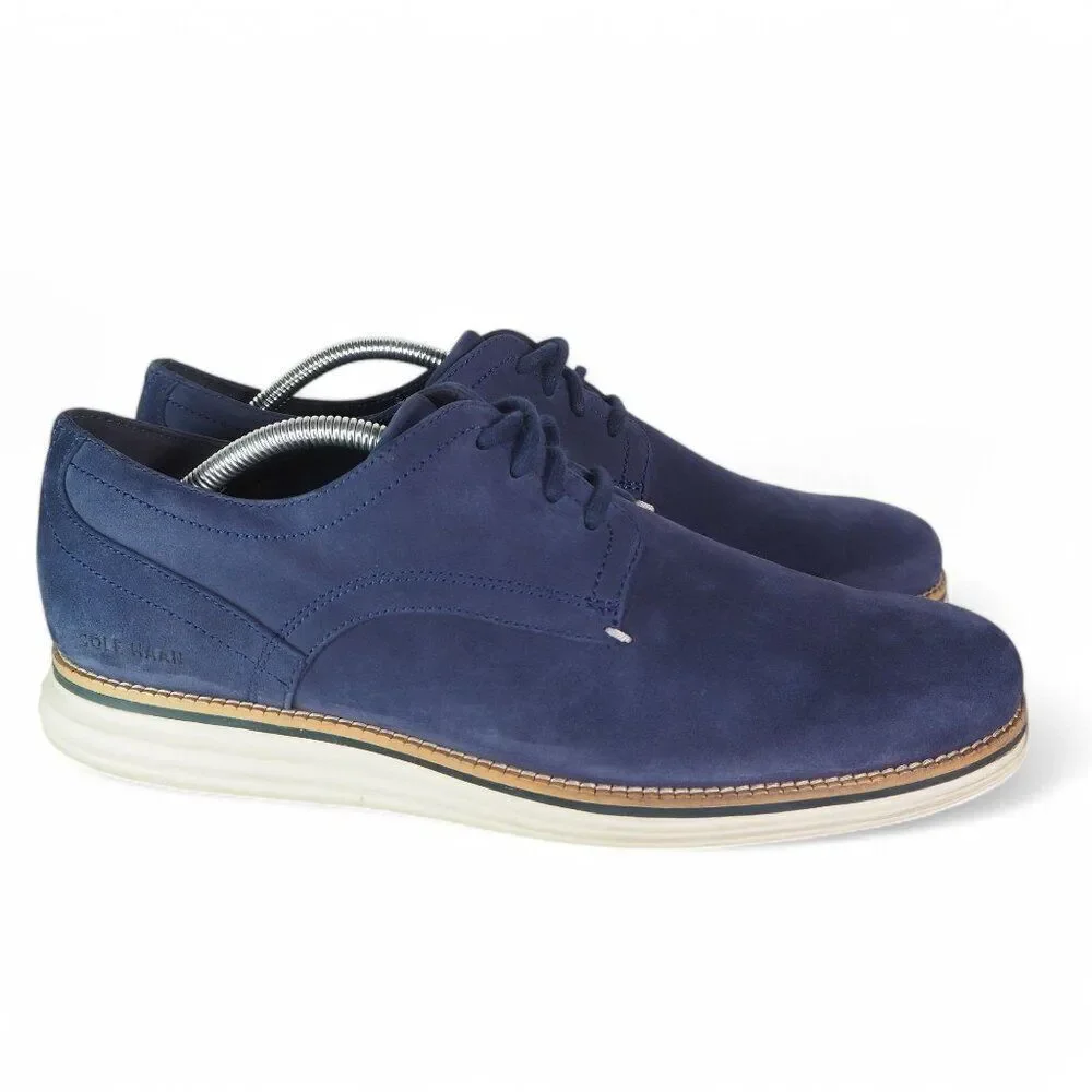 Cole Haan OriginalGrand‎ Cloudfeel Nubuck Casual Oxfords C33811 Navy Men's 11M